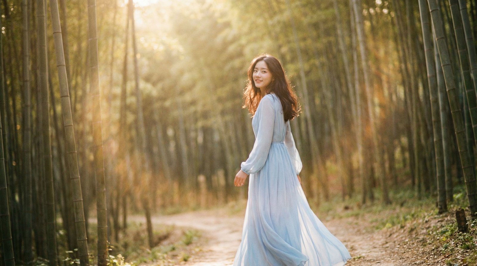 青柠视频传媒原创竹林漫步传媒