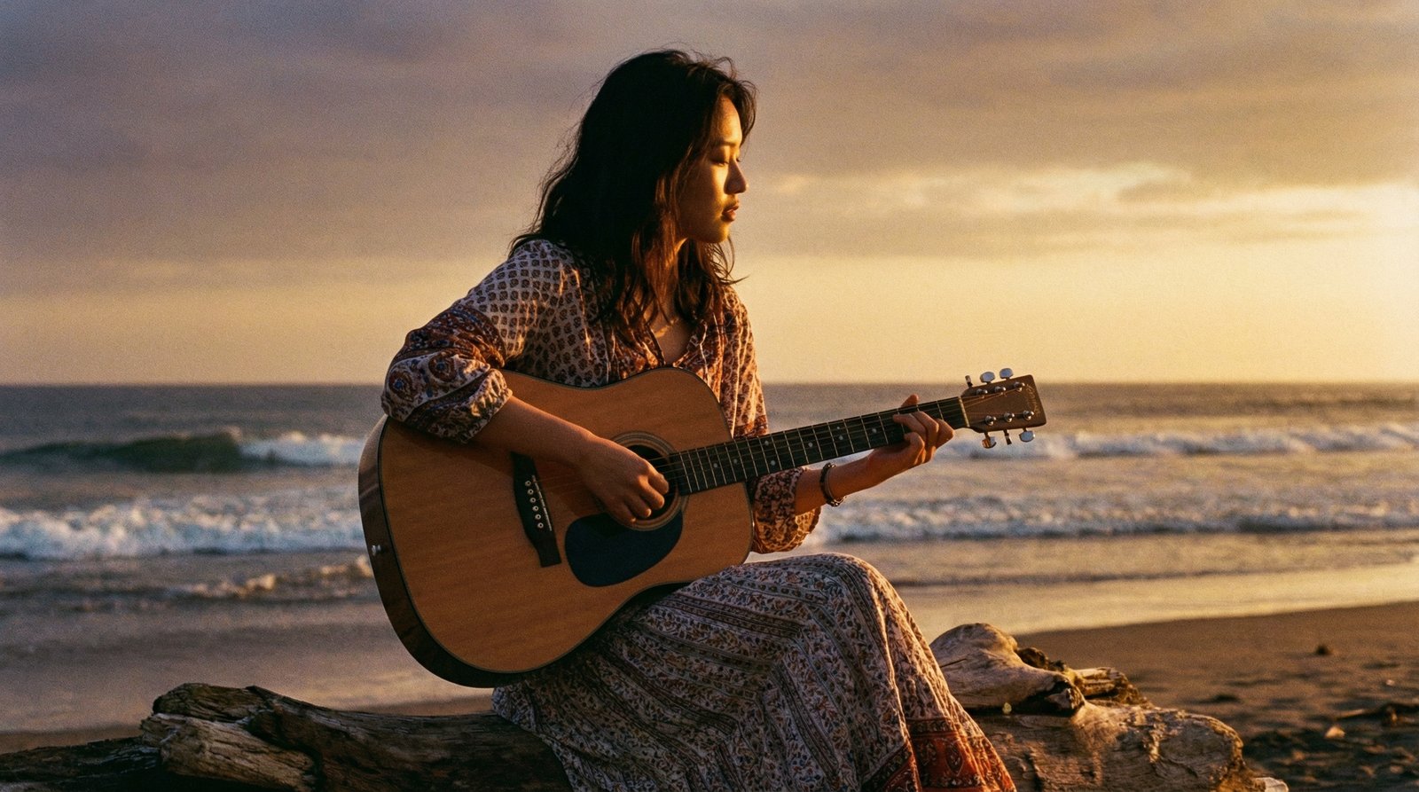 青柠视频传媒海边吉他传媒演示